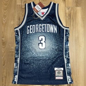 New Allen Iverson/ Georgetown Mitchell & Ness Jersey Swingman/ Size Medium